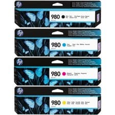 Image of HP 980 Original GENUINE Inkjets CHOOSE COLOUR - 2022-2024 Dates