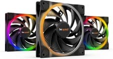 Image of Be Quiet! Light Wings Black 140mm PWM ARGB high-speed Low Noise Fan (3-Pack)