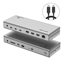 Image of WAVLINK Thunderbolt 4 Docking Station Single 8K Dual 4K Display 98W PD 2.5GbE