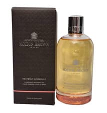 Image of Molton Brown Womens Heavenly Gingerlily Caressing Bathing Oil 200ml glass Bottle