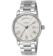 Image of Montblanc 4810 Men's Silver Automatic Ref. 114854 Watch Brand