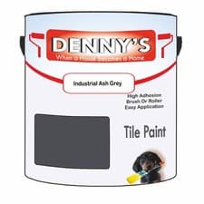 Image of Dennys Tile Bathroom Tile Paint - Industrial Ash Grey
