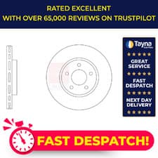 Image of 2x Brake Discs Pair Vented fits VAUXHALL INSIGNIA B 1.6D Front 2017 on 300mm Set