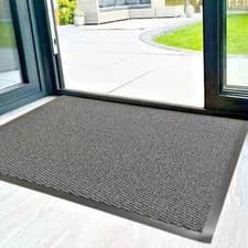 Image of Large Heavy Duty Rubber Barrier Non Slip Door Mat Runner Rugs Back Hall Kitchen