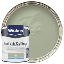 Image of Matt Emulsion Subtle Sage 806 Green Interior Wall Ceiling Paint 5L Coverage Plus