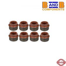 Image of VALVE STEM SEALS x 8 ELRING 553.190 AUDI BMW FIAT FORD SEAT VAUXHALL VW A3286