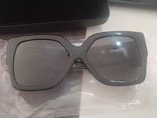 Image of New Versace VE 4402 Black Gold Square Sunglasses Gold Medusa ex-display scratch