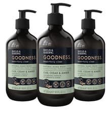 Image of Baylis & Harding Goodness Oud, Cedar & Amber Natural Hand Wash, 500 ml (Pack of