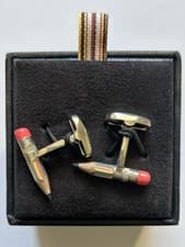 Image of Paul Smith Cufflinks Multi-coloured Pencil ~ New/unused