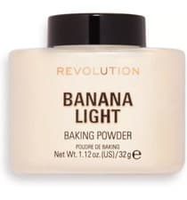 Image of Revolution Beauty London, Loose Baking Powder, Prolongs Makeup Banana Light