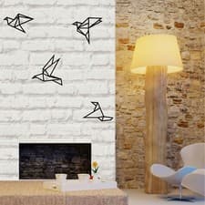 Image of Metal Geometric Birds,Wall Art,Home Living,Room Decor,Wall Hangings,Personalized