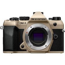 Image of OM SYSTEM OM-5 Mark II Mirrorless Camera (Sand Beige)