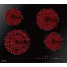 Image of Belling CH602T 59cm 4 Burners Ceramic Hob Touch Control Black