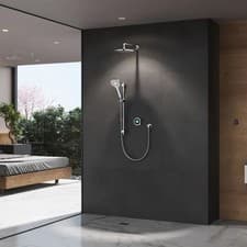 Image of Aqualisa Optic Q Dual Wall Fed Concealed Smart Shower (Gravity Pumped)
