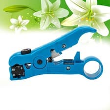Image of Multi Functional Coaxial Cable Stripper(Blue) Coax Cable Stripper