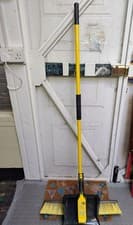 Image of Bulldozer 24" 600mm Heavy-Duty Telescopic Firm Bristle Broom & dustpan/brush
