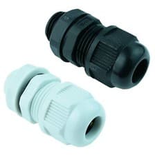 Image of Black or Grey Waterproof Cable Gland M12 M16 M20 IP68