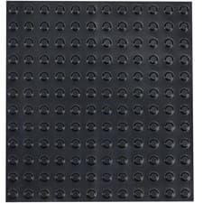 Image of R-TECH PU Round Protective Feet Ø8.0 x 3.0 - Black - Sheet 144