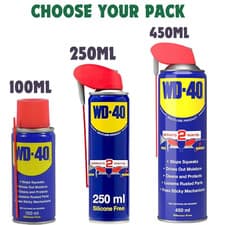 Image of WD-40 SMART STRAW MULTI-USE LUBRICANT SPRAY 450ML AEROSOL CLEAN RUST DUST CAR