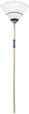 Image of Spear Jackson Neverbend Stainless Steel Flexo Lawn Rake 16 Tines Allotment