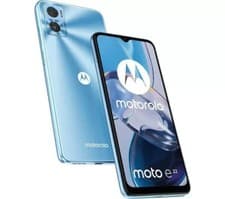 Image of MOTOROLA MOTO E22 XT2239-6 UNLOCKED 4GB RAM 64GB DUAL SIM CRYSTAL BLUE*****