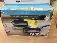 Image of KitchenCraft 2 Non-Stick Induction Frying Pan Set - 20&28cm - KCINFPSET2028