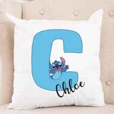 Image of Lilo and Stitch Personalised Boys girls Cushion Cover Gift Birthday Christmas #2