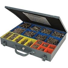 Image of Fixman 640485 Goldstar Countersink Screws Pack 3400pce , Grey