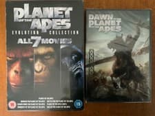 Image of Evolution of the Planet of the Apes 7 movie Dvd set + Dawn of the POTA. New