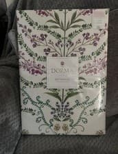 Image of DORMA Botanical Panel 100% Cotton Double Duvet Cover Set  With 2 Pillowcases