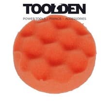 Image of Sealey PTCCHW80O Buffing & Polishing Foam Head Hook & Loop 80 x 25mm Orange/Firm