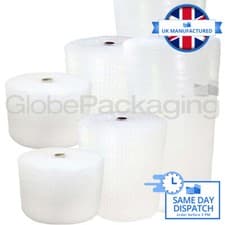Image of SMALL AND LARGE BUBBLE WRAP 300mm 500mm 600mm 750mm 1000mm 1500mm x 10m 50m 100m