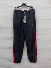 Image of Adidas Black/Red Samson Boys Track Pants Size XLB / Age 13 Years New
