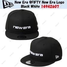 Image of New Era 9FIFTY New Era Logo Black White 14942607