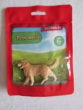 Image of SCHLEICH Farm World Female Golden Retriever Dog Toy Figure 16395