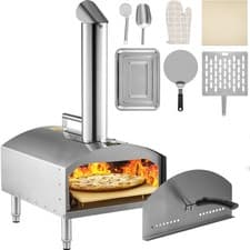 Image of VEVOR Wood Fired Oven Portable Pizza Oven 12" Pizza Oven Outdoor w/ Fast Heating
