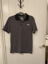 Image of Brand New Size XS Black Slazenger Golf Polo