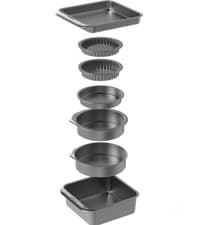 Image of MasterClass Smart Space Bakeware Set 7-Piece Non Stick and Stackable