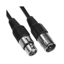 Image of High Quality Flexible Lead Shielded 3 Pin XLR DMX Leads 0.75 1.5 3 6 10 and 20m