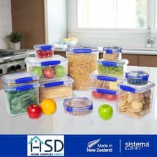 Image of Sistema Klip It Clear Rectangle Leak Proof Food Storage Container BPA Free Box