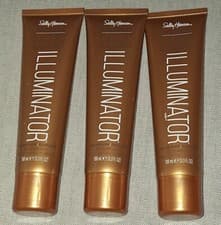 Image of 3 X Sally Hansen Airbrush Legs Roll On Highlighter/Illuminator Golden Glow 100ml