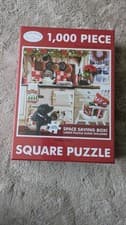 Image of Christmas Kitchen Scene 1000 Piece Puzzle New Boxed sealed 