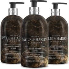 Image of Baylis & Harding Jasmine & Grapefruit 500ml x 3 Antibac Hand Wash Liquid Soap UK