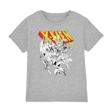 Image of Xmen Retro Team Kids T-Shirt Athletic Heather
