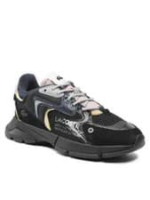 Image of Lacoste L003 Trainers Mens Black Navy Size UK 8 9 11