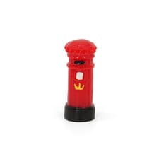 Image of Mini Red British Post Box Figurine, Fairy Garden Accessory, Terrarium Decoration
