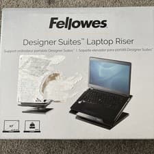 Image of Fellowes Designer Suites Laptop Riser Ergonomic Adjustable Angle Stand for 17"