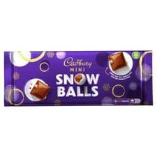 Image of Cadbury Dairy Milk Mini Winter Snow Balls 360G Chocolate Sharing 2, 4, 6,8, 10