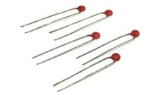 Image of 5.1 pF 500V ±10% Ceramic Disc Capacitor Diameter:5.2mm Pitch:5mm (30 pieces)