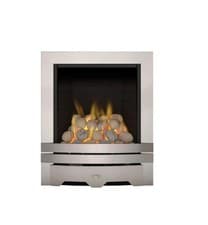 Image of Focal Point Lulworth 3.1kW Gas Fire Stainless Steel Manual Control Multi Flue